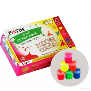 Vopsele p/u degete neon 6cul (25ml)  fatih  50002 Thumbnail 2