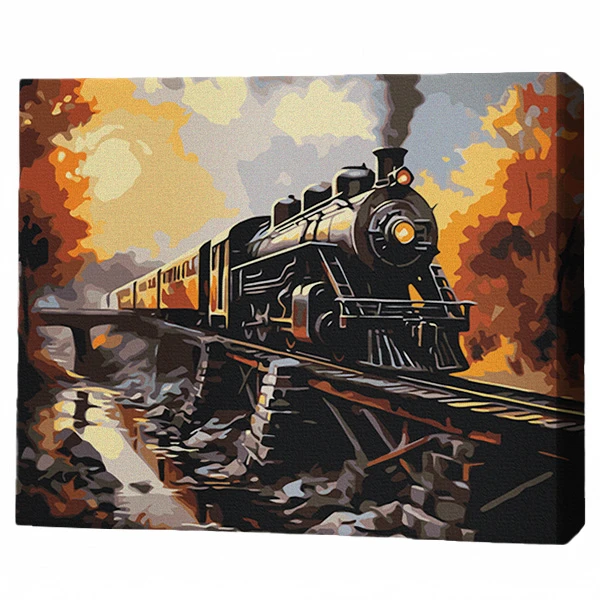 Pictură pe numere 40х50 cm (fără cutie) – tren 2