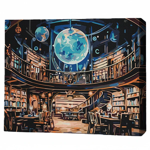Pictură pe numere 40х50 cm (fără cutie) – universul cunoașterii 2