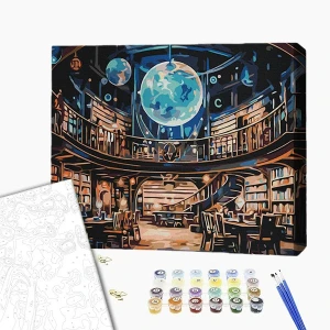 Pictură pe numere 40х50 cm (fără cutie) – universul cunoașterii Thumbnail 2