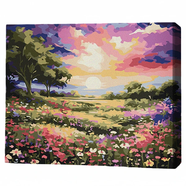 Pictură pe numere 40х50 cm (fără cutie) – apus de vară 2