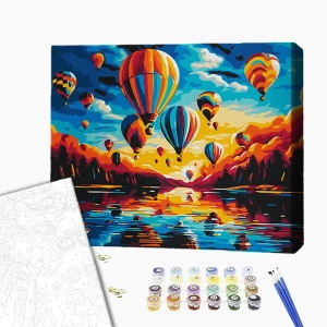Pictură pe numere 30*40 сm (fără cutie) – zbor la apus Thumbnail 2