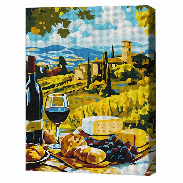 Pictură pe numere 30*40 сm (fără cutie) – gustul toscanei 2