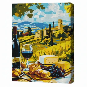 Pictură pe numere 30*40 сm (fără cutie) – gustul toscanei