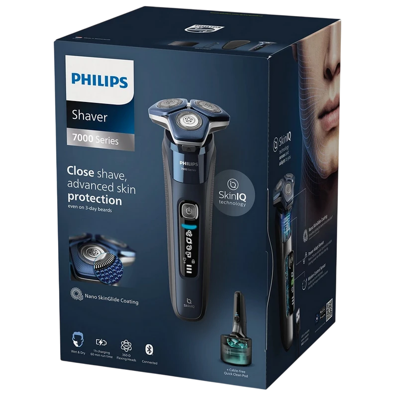 Aparat de ras electric philips s7885/50, albastru 5
