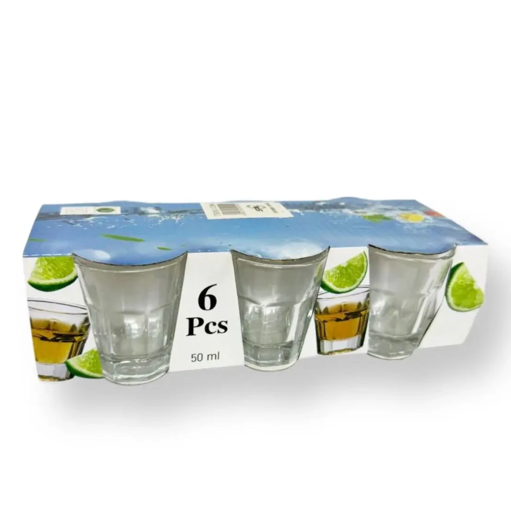 Păhare p/n băuturi tari 6buc 50ml at2949 2