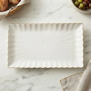 Platou ceramic 21*36cm kcy5302