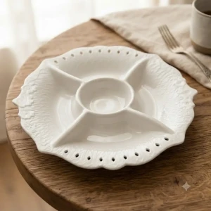 Platou ceramic 4sec d.34cm ylc1032