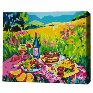 Pictură pe numere 40х50 cm (fără cutie) – picnic pe pajiște Thumbnail 2