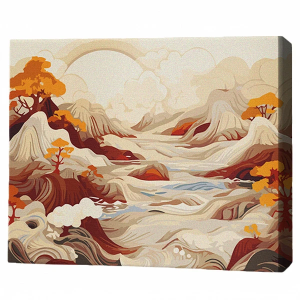 Pictură pe numere 40х50 cm (fără cutie) – vale de poveste 2