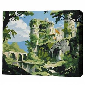 Pictură pe numere 40х50 cm (fără cutie) – castelul pierdut Thumbnail 2