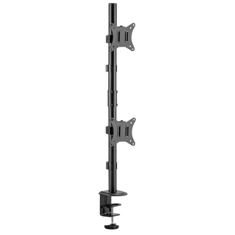 Suport birou pentru monitoare gembird ms-d2st-02, negru 16