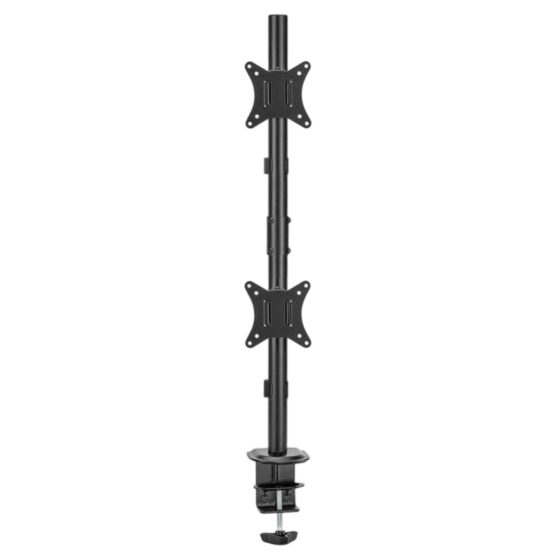 Suport birou pentru monitoare gembird ms-d2st-02, negru 2