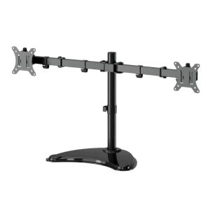 Suport birou pentru monitoare gembird ms-d2st-02, negru