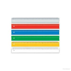 Rigla plastic 30 cm 005 ark  incolora  /24
