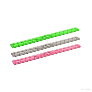 Rigla plastic color cu miner 30cm  ark  615  /84