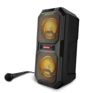 Motorola party speaker rokr820, bluetooth, led 80w,ipx4 , playtime: 20 hours  black Thumbnail 2