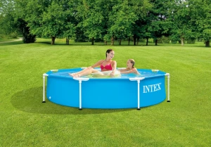 Piscină cu cadru metalic intex metal frame, 1828l, albastru deschis, 28205 Thumbnail 4