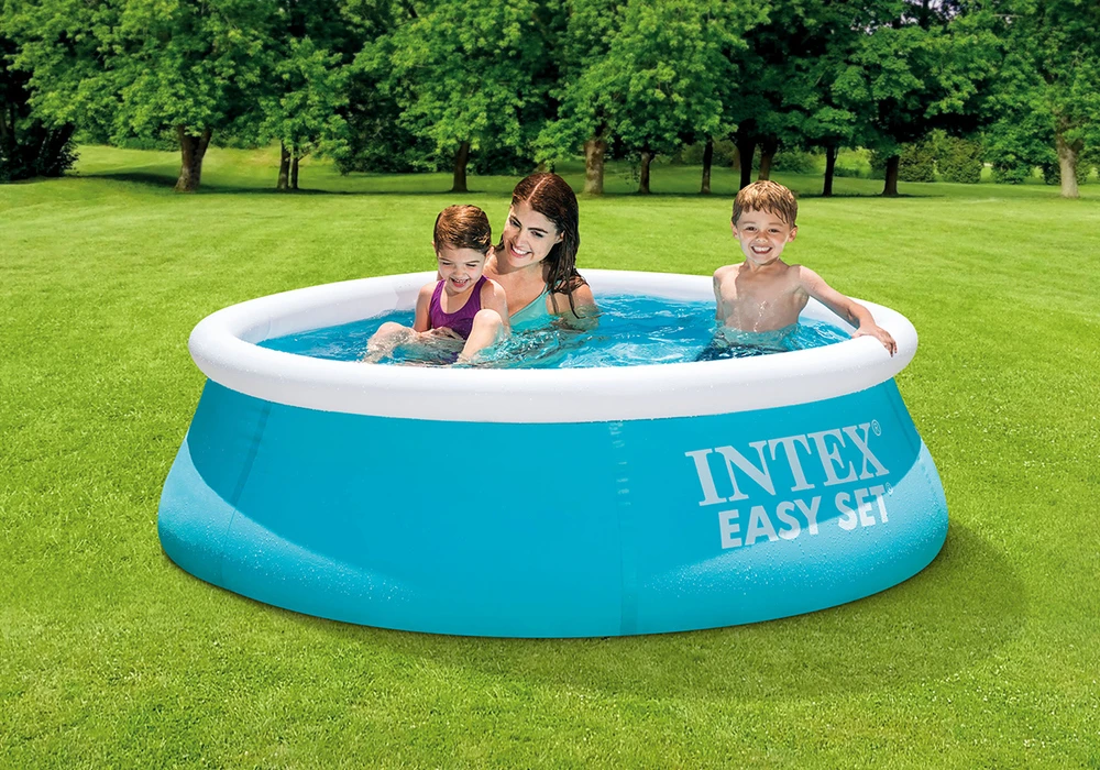 Надувной бассейн intex easy set, 886л, голубой, 28101 4
