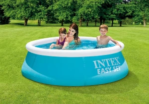 Надувной бассейн intex easy set, 886л, голубой, 28101 Thumbnail 4