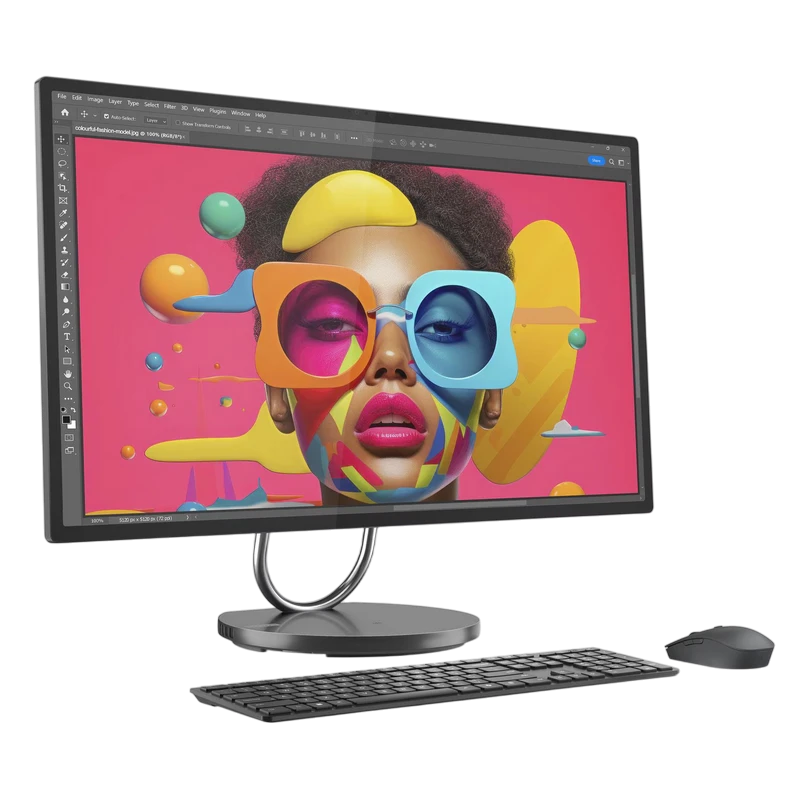 Computer all-in-one lenovo yoga 32ill10, 31,5", intel core ultra 7 258v, 32gb/1024gb, windows 11 pro, storm grey 6