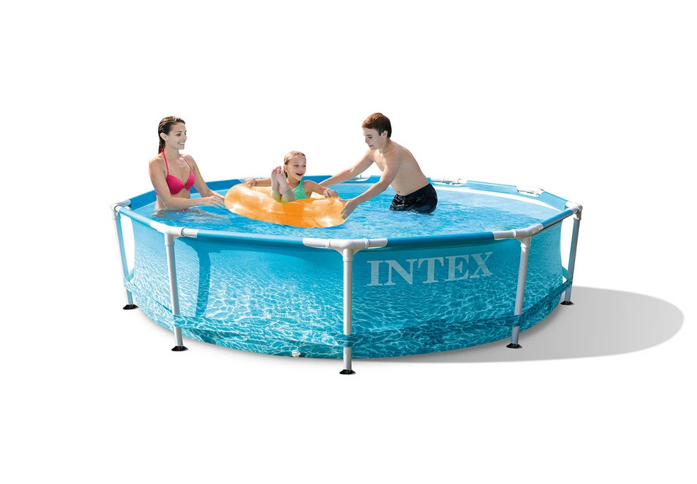 Piscină cu cadru metalic intex metal frame, 4485l, albastru deschis, 28206 6