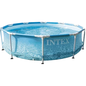 Каркасный бассейн intex metal frame, 4485л, голубой, 28206