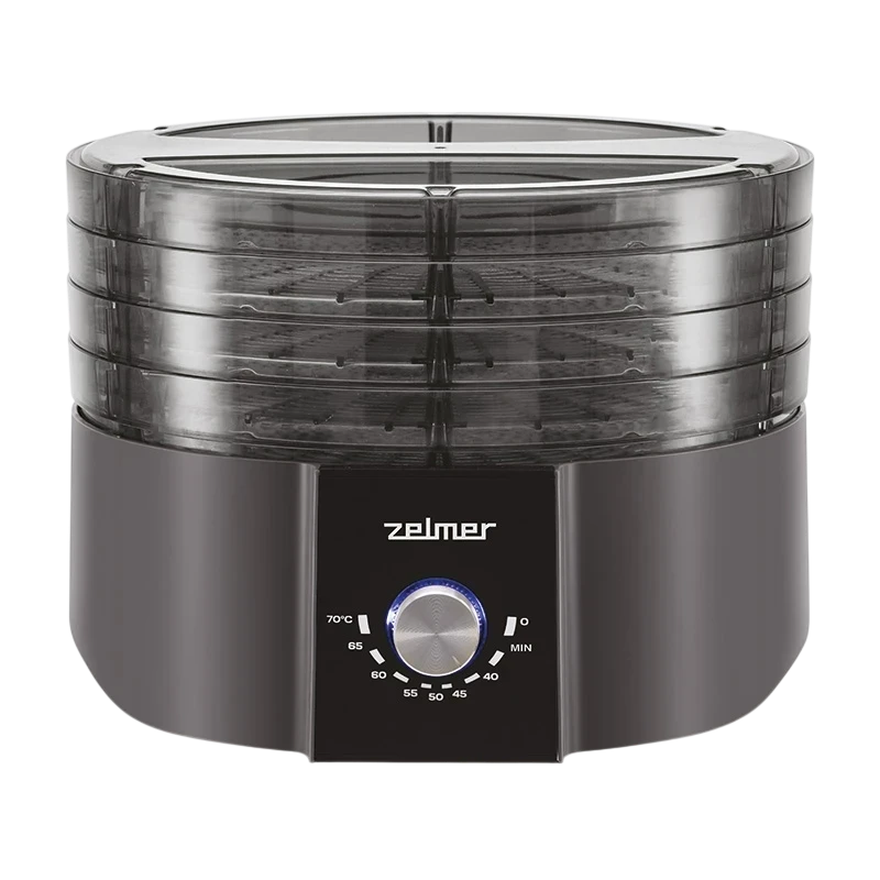 Сушилка для фруктов zelmer zfd1004, чёрный 3