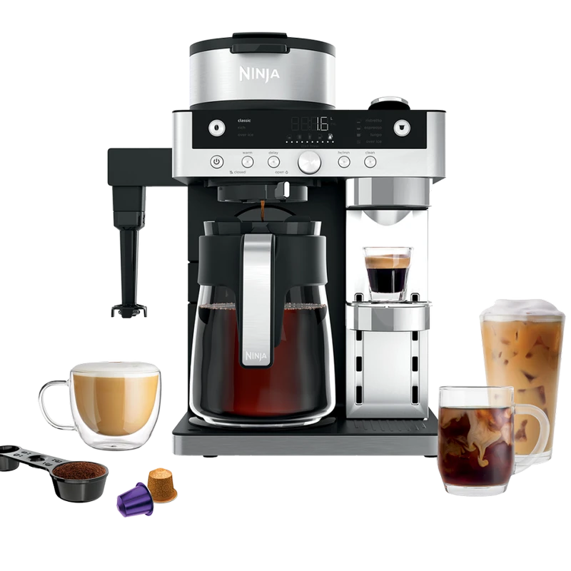 Cafetiera cu picurare ninja cfn803eu, 1500w, argintiu 3