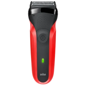 Aparat de ras electric braun series 3 300s, roșu
