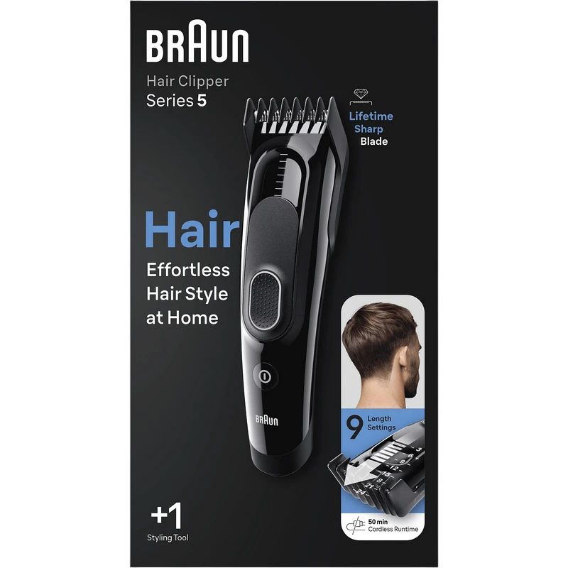 Машинка для стрижки braun hc5310, чёрный 3