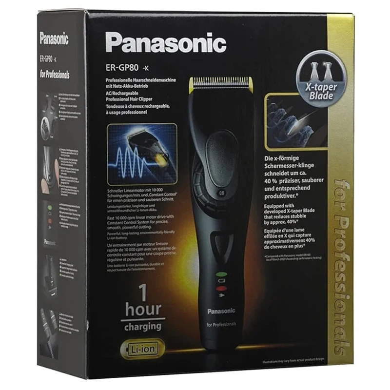 Aparat de tuns panasonic er-gp80-k820, negru 10