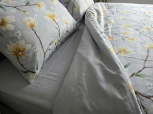 Set de lenjerie de pat din ranforce 1 persoană  nr021 Thumbnail 5