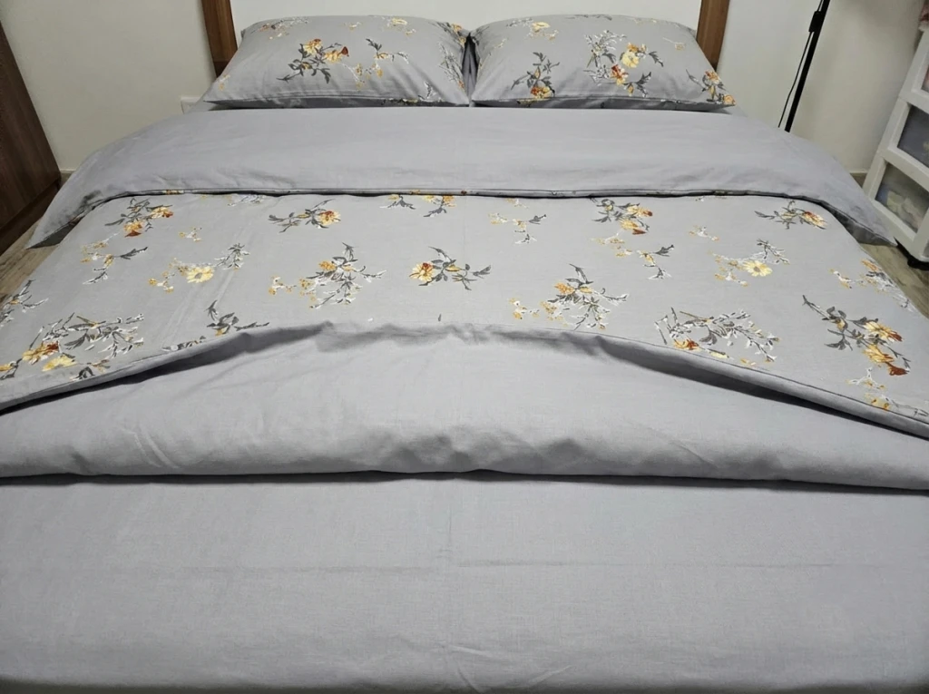 Set de lenjerie de pat din ranforce 1 persoană  nr023 3