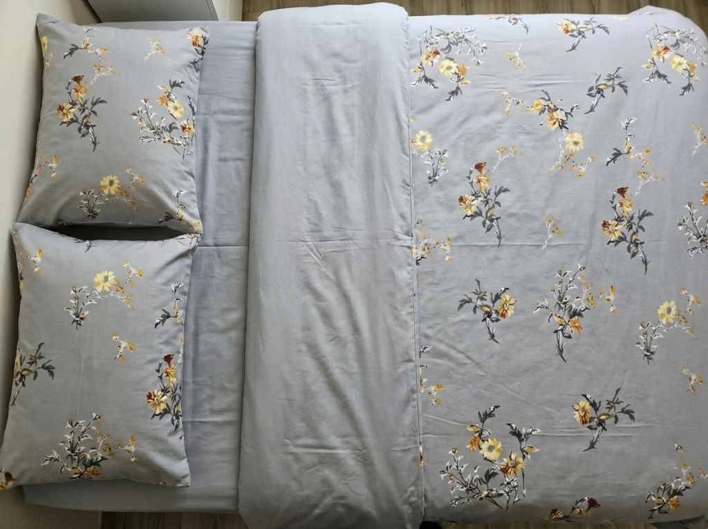 Set de lenjerie de pat din ranforce 1 persoană  nr023 6