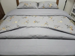 Set de lenjerie de pat din ranforce 1 persoană  nr023 Thumbnail 3