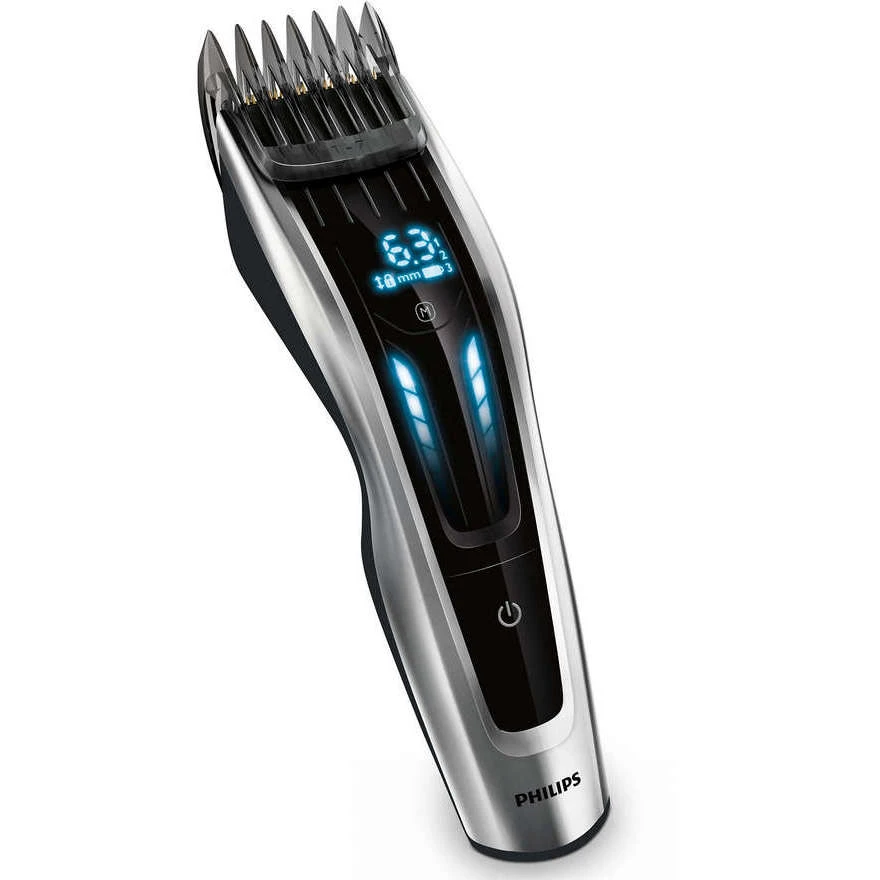 Машинка для стрижки philips series 9000 hc9450/15, чёрный | серебристый 16