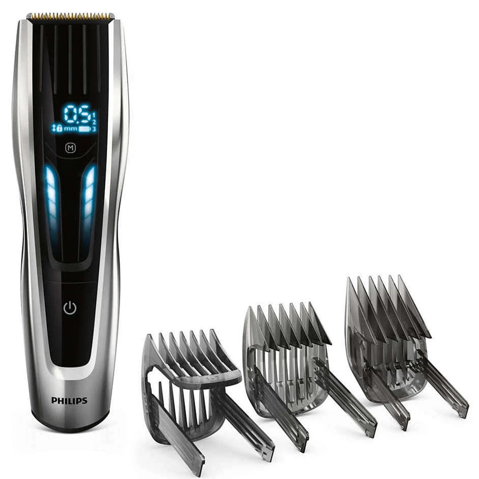 Машинка для стрижки philips series 9000 hc9450/15, чёрный | серебристый 9