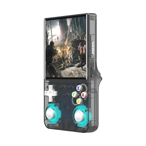 Game console r36 ultra handheld, 64gb, high performance, black/grey (gta sa, god of war) Thumbnail 2