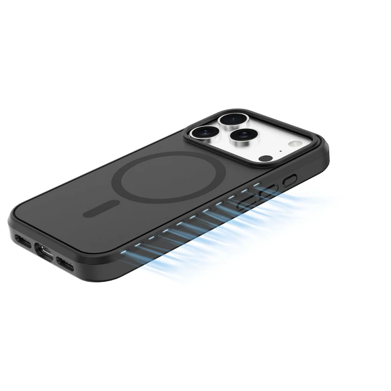Husă cellularline icy mag pentru apple iphone 17 pro max, negru 6