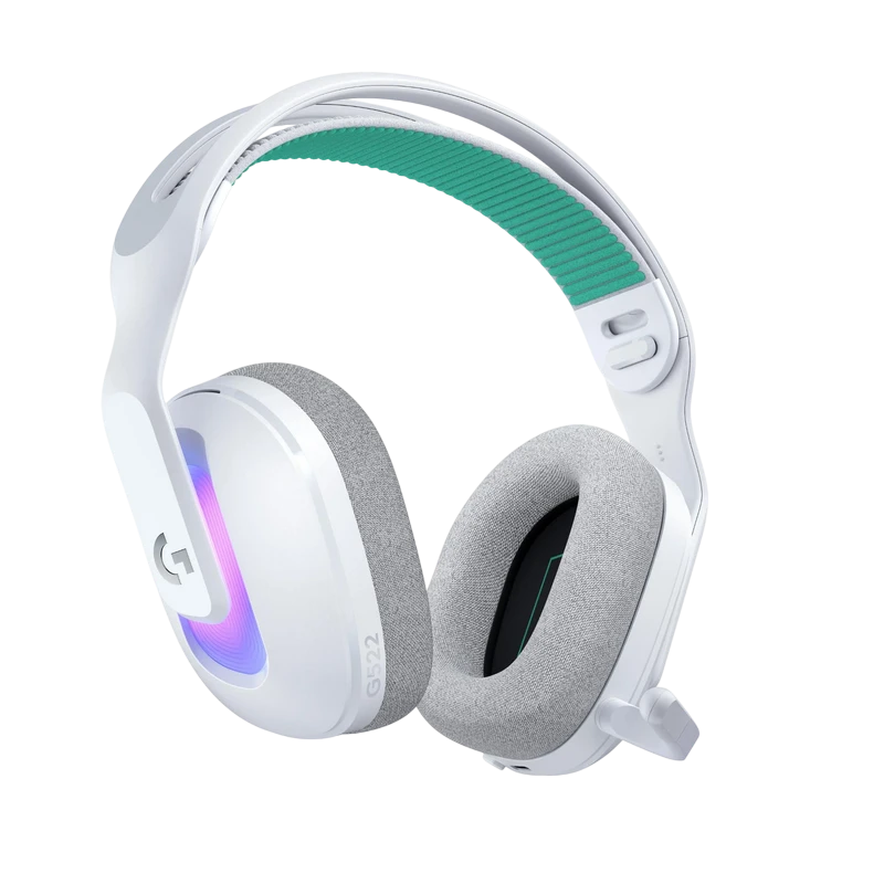 Căști logitech g522, bluetooth/usb, alb 2