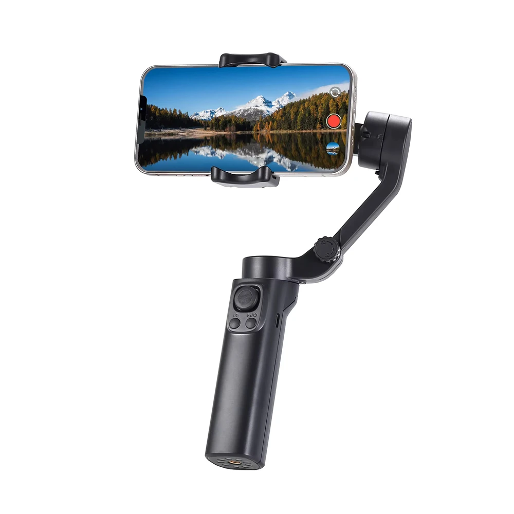 3-axis smartphone gimbal stabilizer model f5 plus, dark grey 3