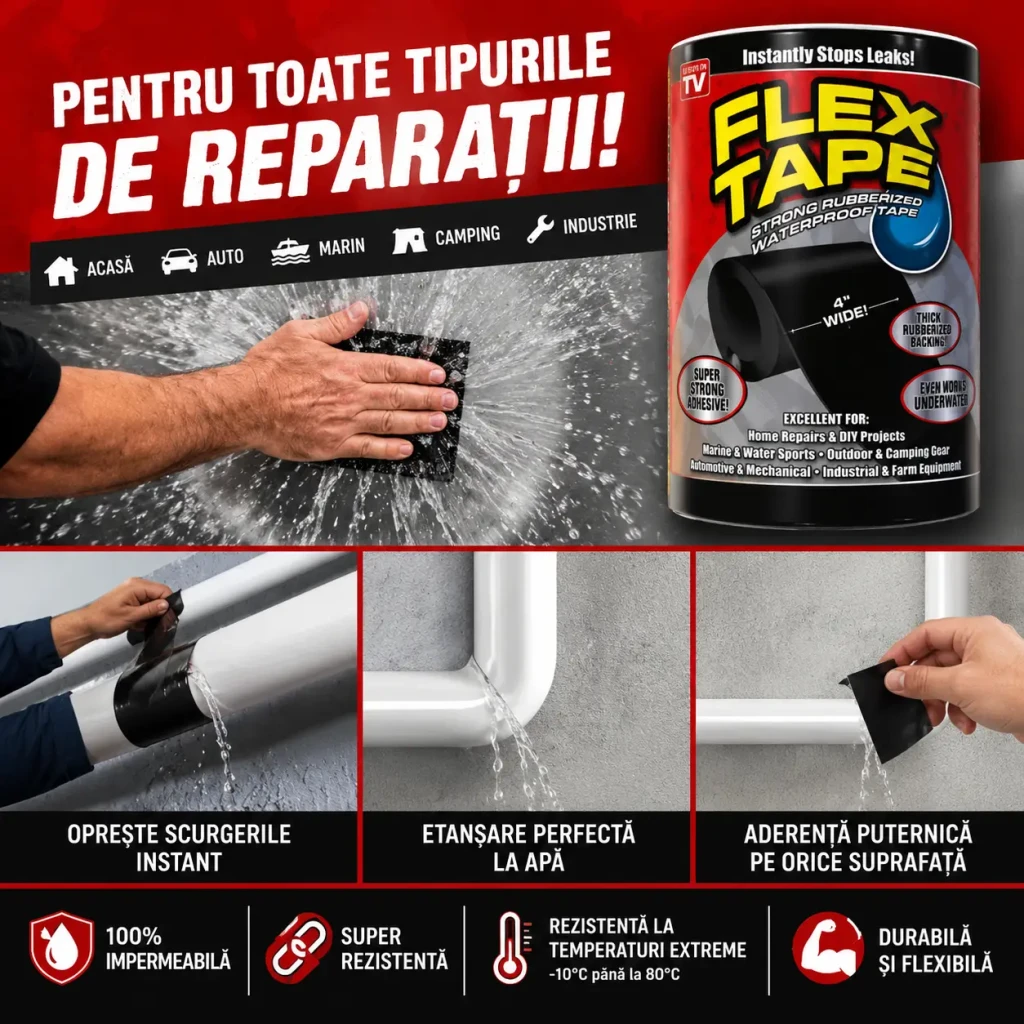 Bandă adezivă flex tape 10cm 2
