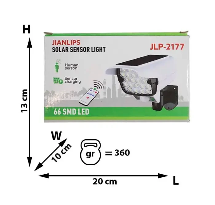 Фонарь уличный аккумуляторный jlp2177 9