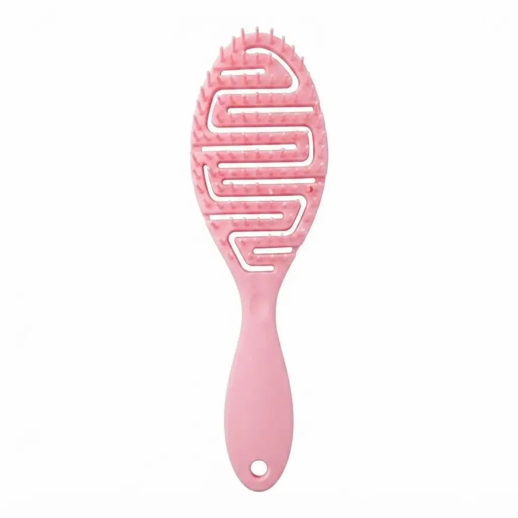 Pieptene-masajor elastic pt scalp, oval black #952, 20-061.0, (culoare aleatorie) 2