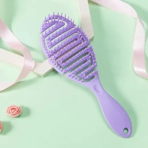 Pieptene-masajor elastic pt scalp, oval black #952, 20-061.0, (culoare aleatorie)