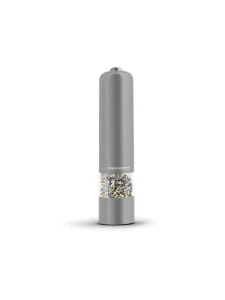 Grinder esperanza malabar ekp001e silver,  led illumination during use adjustable grinding thickness length: 23cm diameter: 5cm power: 4* aa batteries Thumbnail 2