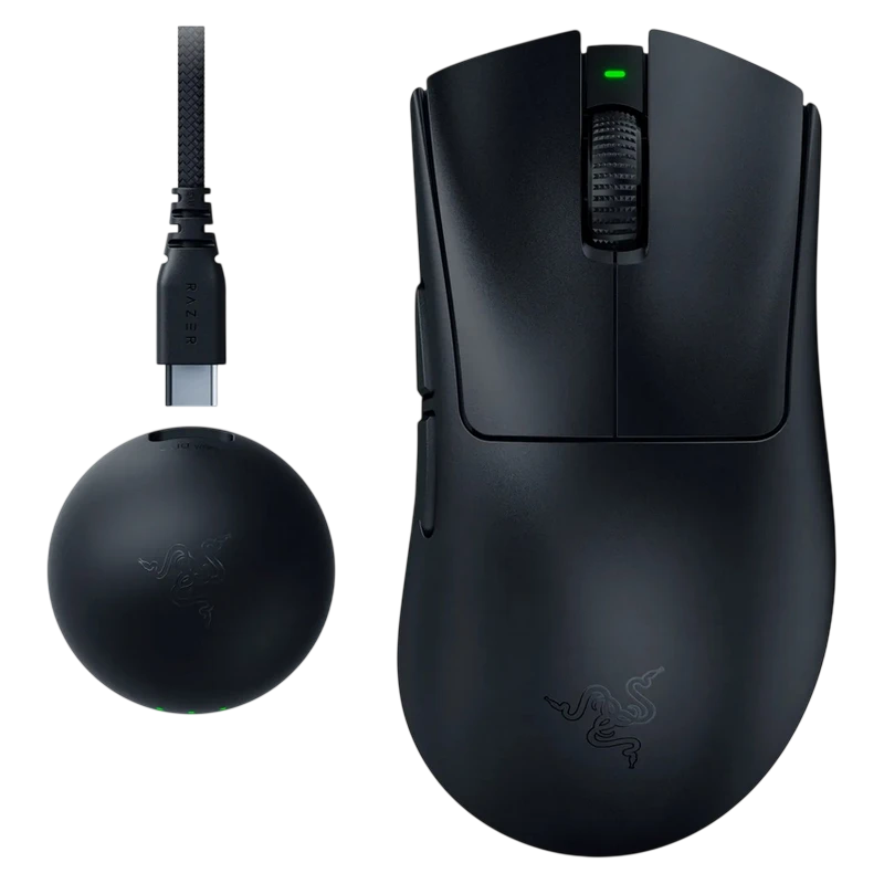 Gaming mouse razer deathadder v4 pro, negru 9