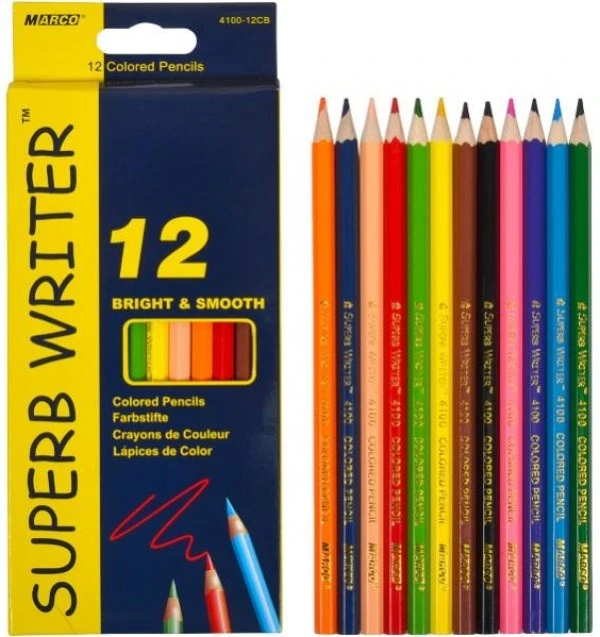 Creioane color 12 cul.marco superbwriter 4100-12cb  1/12 2