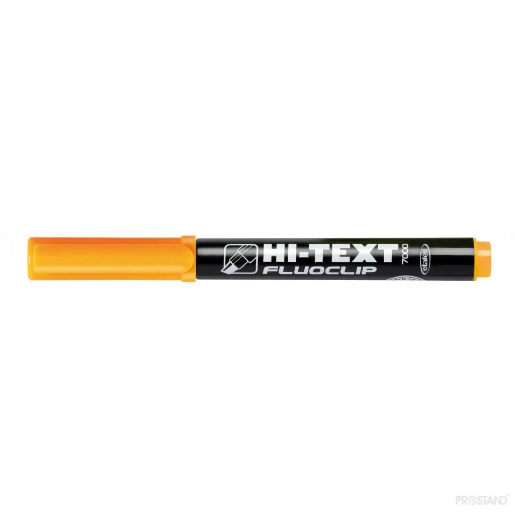 Tекстовыделитель  hi-text fluoclip 7000  27000hf012sm  1/12/432 106  orange 2